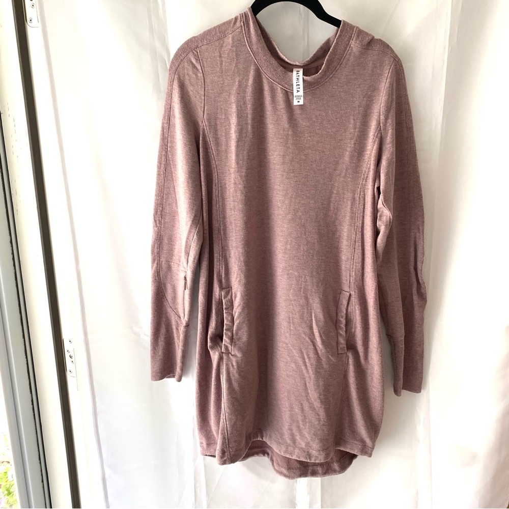 NWOT Athleta dress tunic in Palermo Pink SZ M. Very soft - Picture 14 of 14